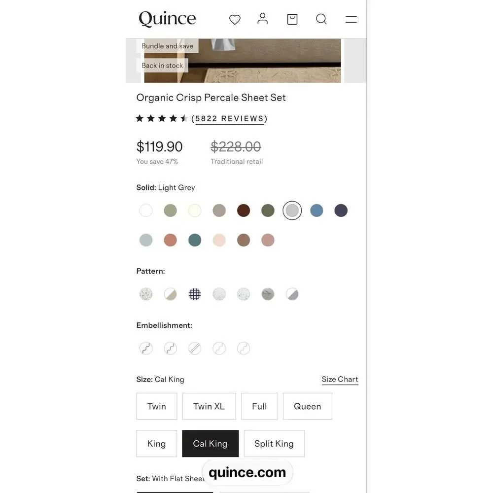Quince brand new